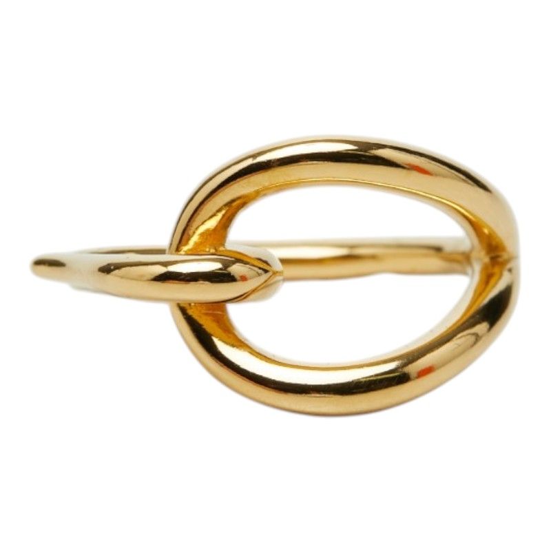 Hermes Jumbo Scarf Ring Gold Plated
