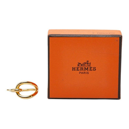Hermes Jumbo Scarf Ring Gold Plated — view 5