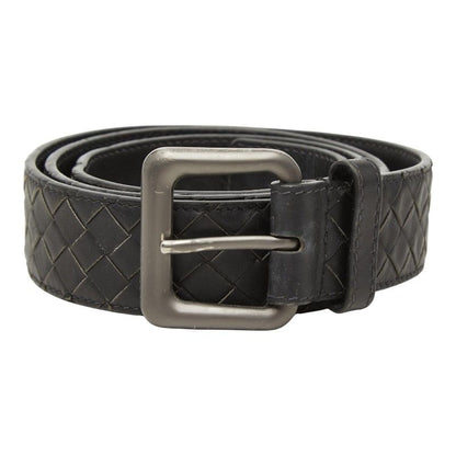Bottega Veneta Intrecciato Belt 95 33 Black Leather