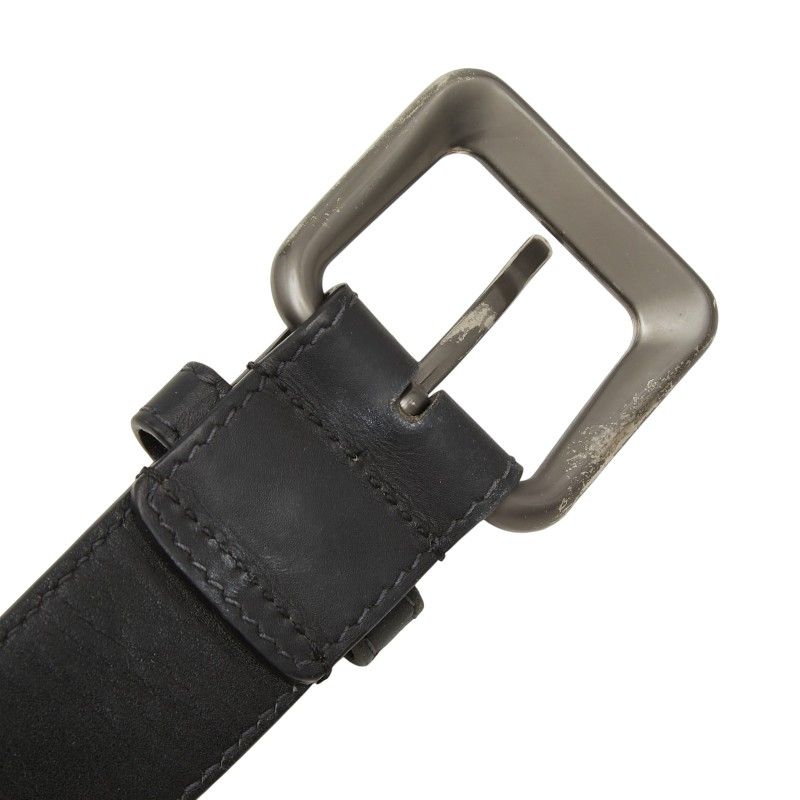 Bottega Veneta Intrecciato Belt 95 33 Black Leather — view 4