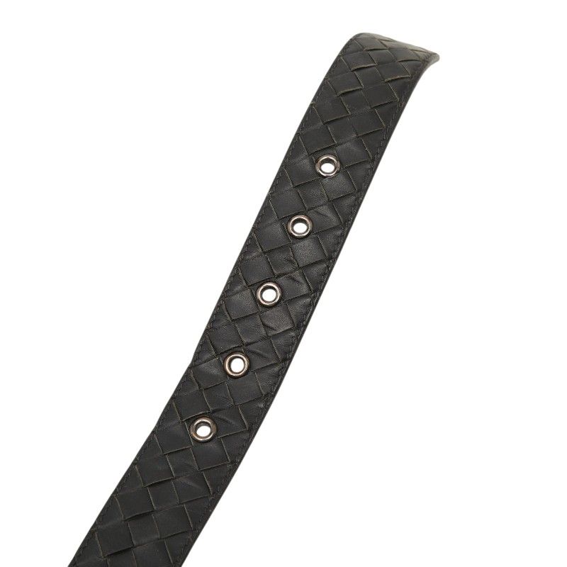Bottega Veneta Intrecciato Belt 95 33 Black Leather — view 7
