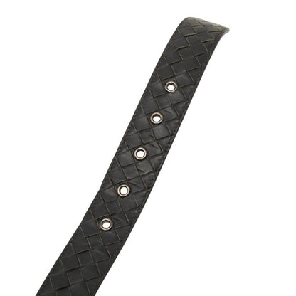 Bottega Veneta Intrecciato Belt 95 33 Black Leather — view 7