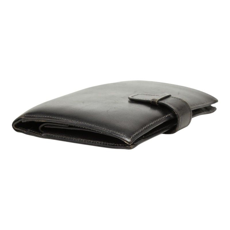 Hermes Bearn Compact Bifold Wallet Black Calf — view 4