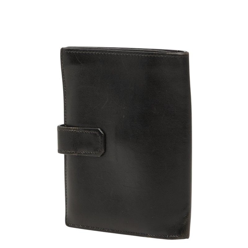 Hermes Bearn Compact Bifold Wallet Black Calf — view 2