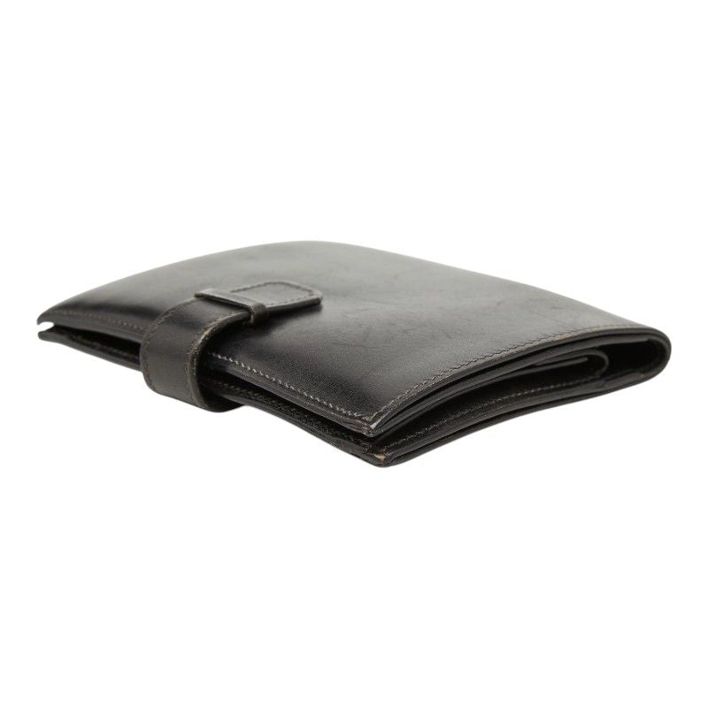 Hermes Bearn Compact Bifold Wallet Black Calf — view 5