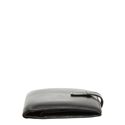 Hermes Bearn Compact Bifold Wallet Black Calf — view 3