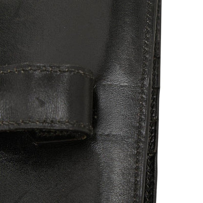 Hermes Bearn Compact Bifold Wallet Black Calf — view 9