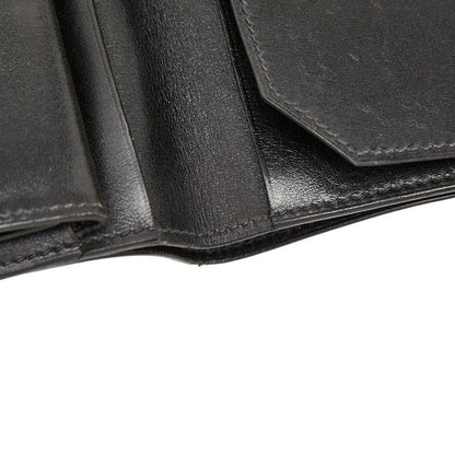 Hermes Bearn Compact Bifold Wallet Black Calf — view 8