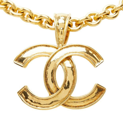 Chanel CC Logo Chain Pendant Gold Plated — view 2