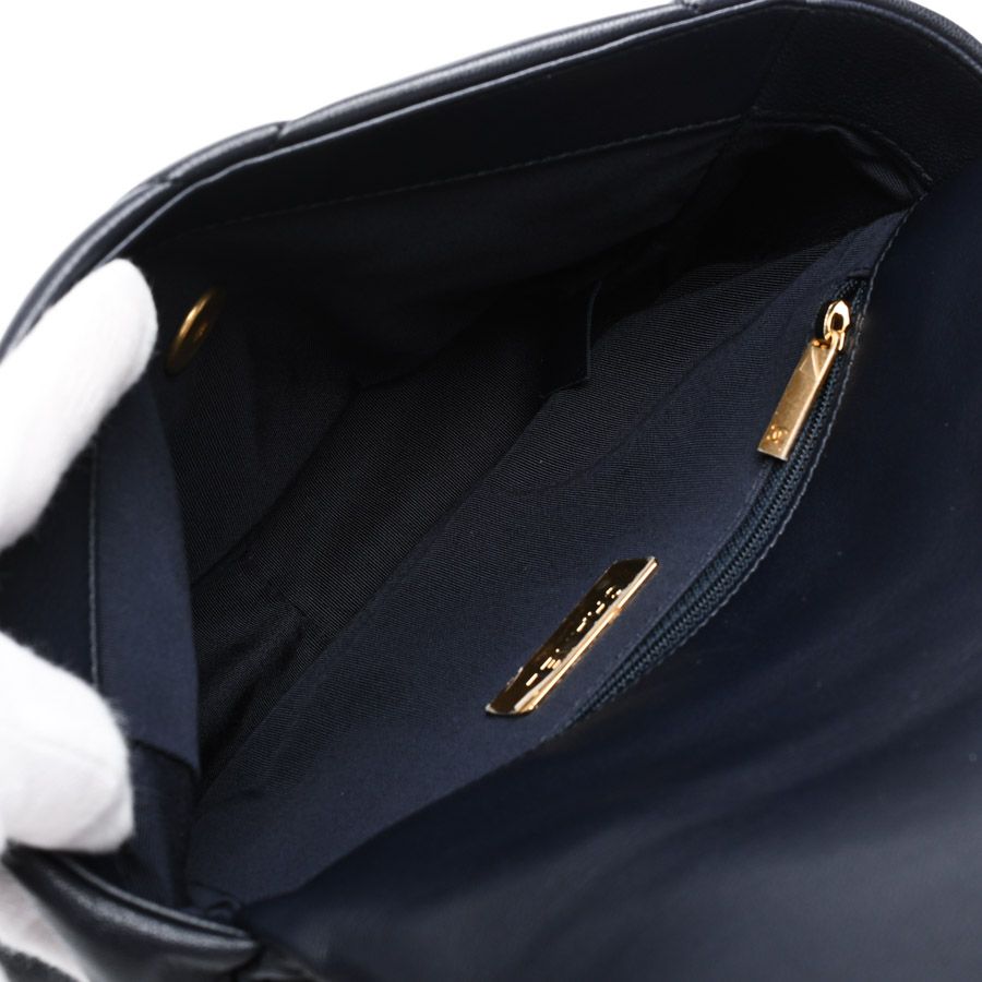 Chanel Bag Handbag Navy — view 4