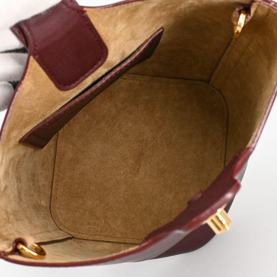Loewe Shoulder Bag Burgundy — view 4