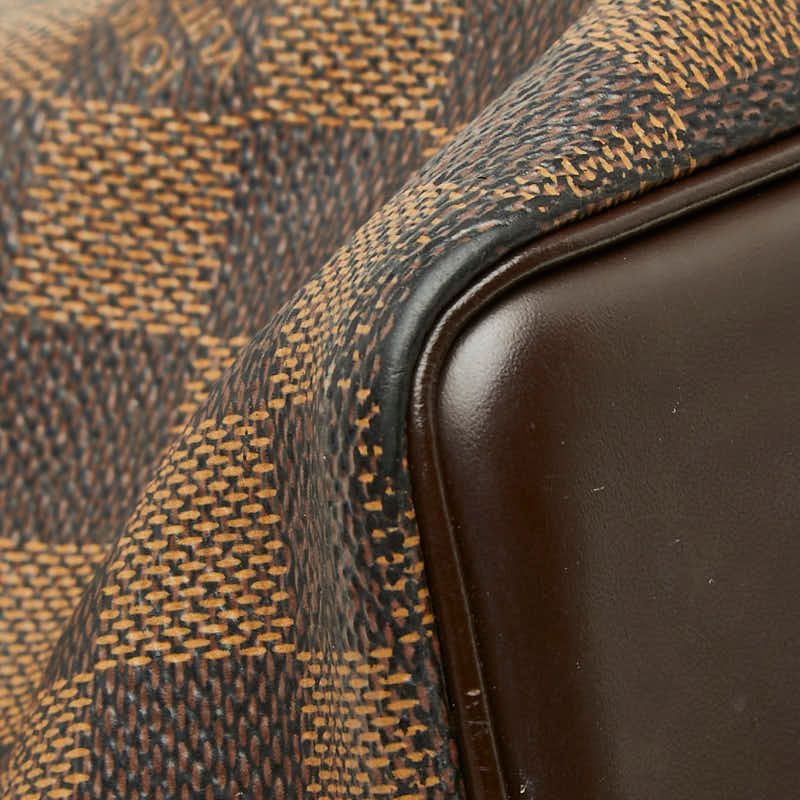 Louis Vuitton Damier Chelsea Tote Shoulder Bag Brown Leather — view 5
