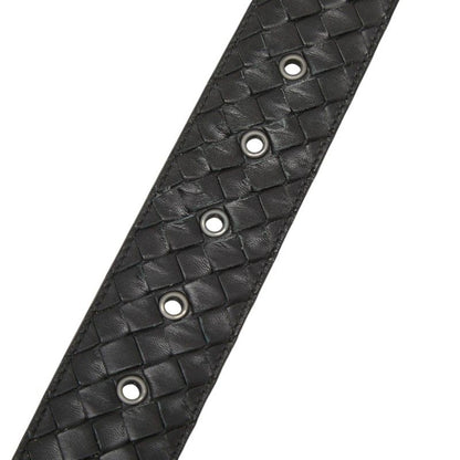 Bottega Veneta Intrecciato Belt 95 38 Black Leather — view 7