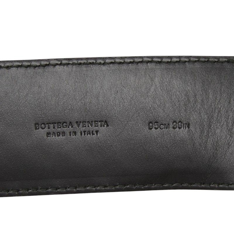 Bottega Veneta Intrecciato Belt 95 38 Black Leather — view 8