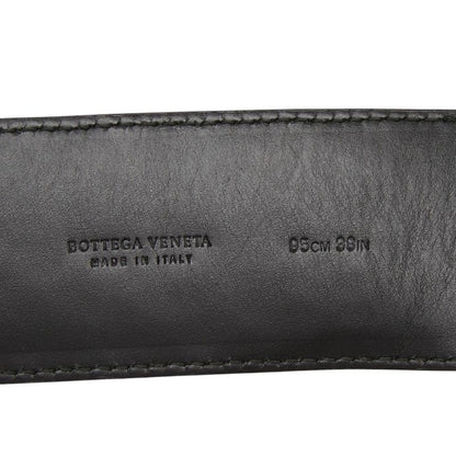 Bottega Veneta Intrecciato Belt 95 38 Black Leather — view 8