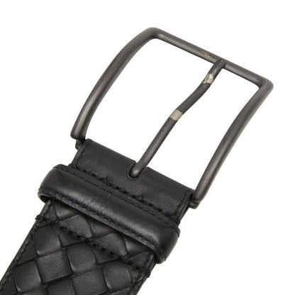 Bottega Veneta Intrecciato Belt 95 38 Black Leather — view 4