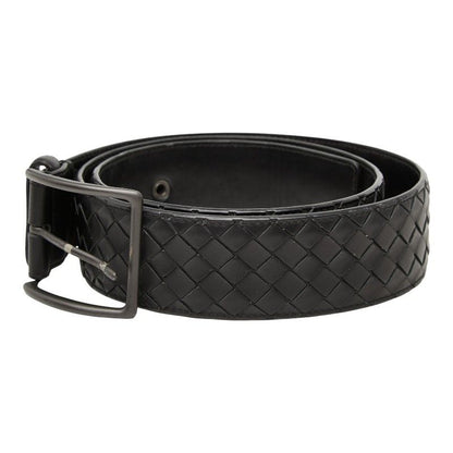 Bottega Veneta Intrecciato Belt 95 38 Black Leather — view 2
