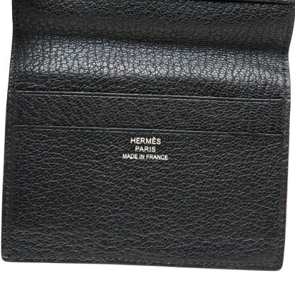 Hermes Evelyne Card Case Black Chevre — view 5