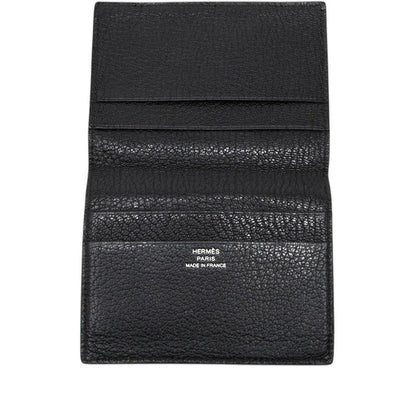Hermes Evelyne Card Case Black Chevre — view 4