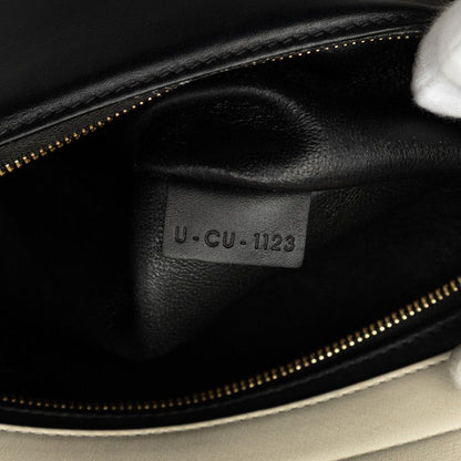 Celine Trapeze 2-Way Shoulder Bag Chalk Gray Beige Black Leather — view 7