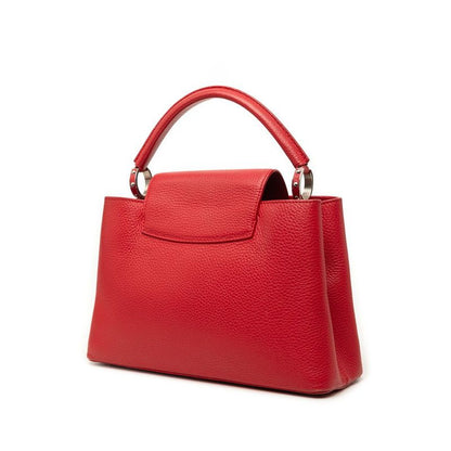 Louis Vuitton Capucines PM 2-Way Shoulder Bag Ruby Red Taurillon Leather — view 2