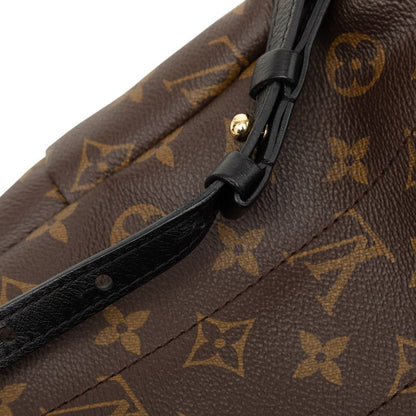 Louis Vuitton Monogram Reverse Palm Springs Backpack Brown Leather — view 4