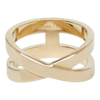 Hermes Ribbon Scarf Ring Gold Plated — view 5