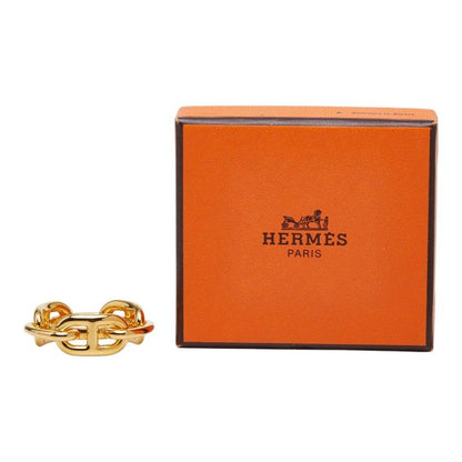Hermes Chaine D'ancre Legato Scarf Ring Gold Plated — view 6