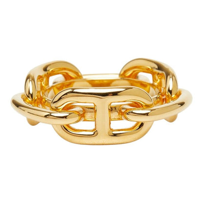 Hermes Chaine D'ancre Legato Scarf Ring Gold Plated — view 2