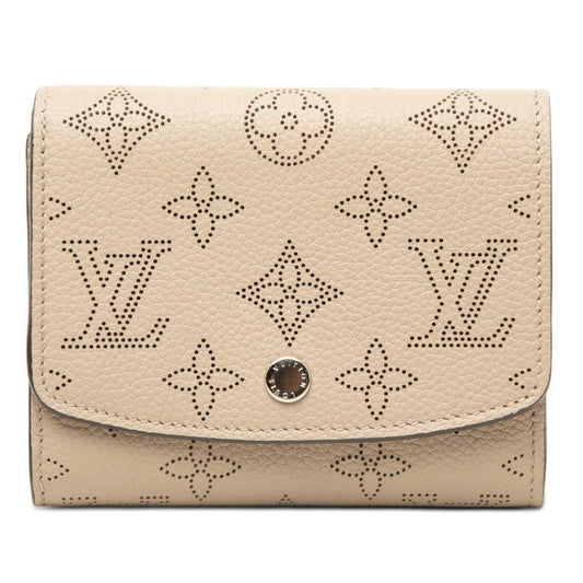 Louis Vuitton Monogram Mahina Portefeuille Iris Compact Bifold Wallet Galle