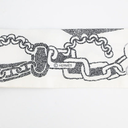 Hermes Scarf Twilly Scarves White — view 3