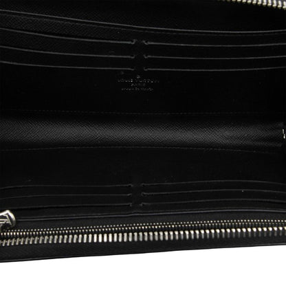 Louis Vuitton Epi Zippy Dragonne L-shaped Zipper Wallet Noir Black Leather — view 4