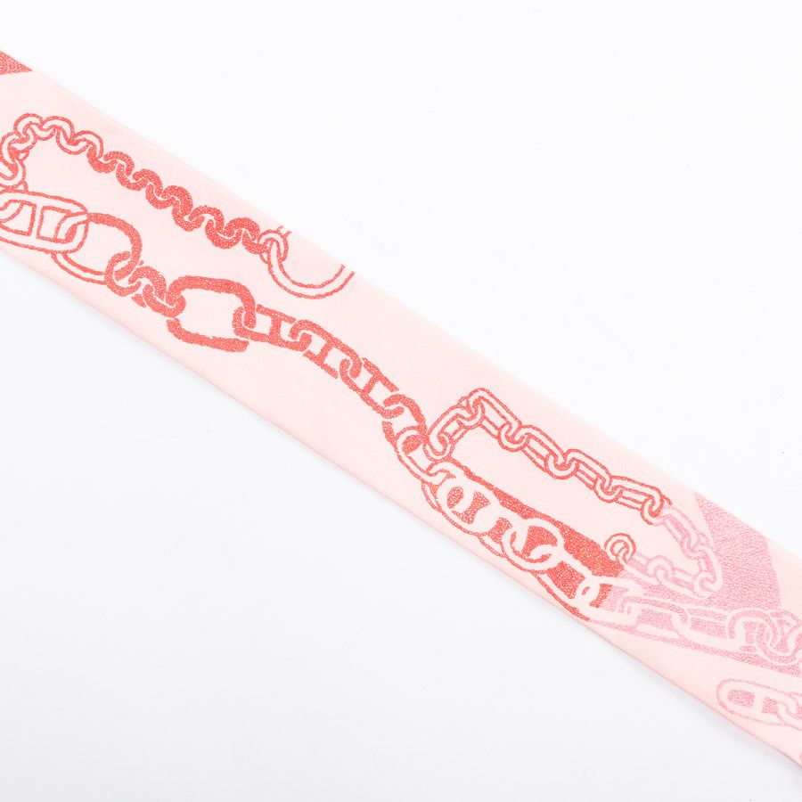 Hermes Scarf Twilly Scarves Pink — view 3