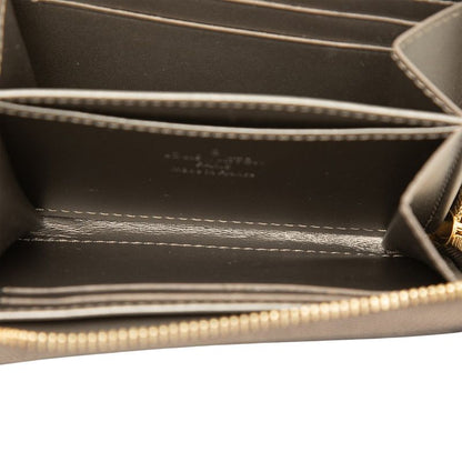 Louis Vuitton Monogram Vernis Zippy Coin Purse Chien Pergne Metallisee Gray — view 4