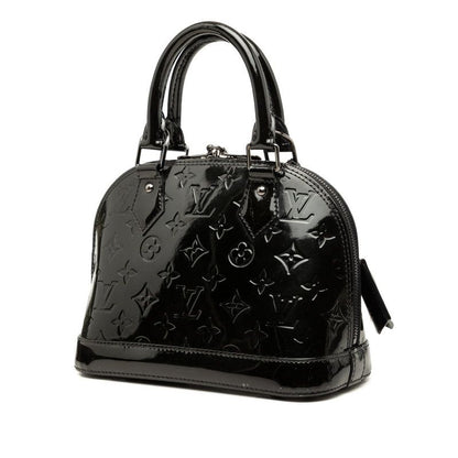 Louis Vuitton Monogram Vernis Alma BB 2-Way Shoulder Bag Noir Manietic Black — view 2