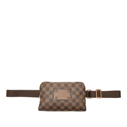 Louis Vuitton Damier Bumbag Brooklyn Belt Bag Brown Leather