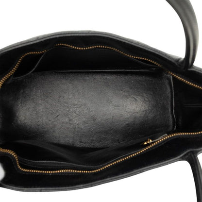 Chanel Quilted CC Logo Reissue Tote Black Caviar Leather — view 4