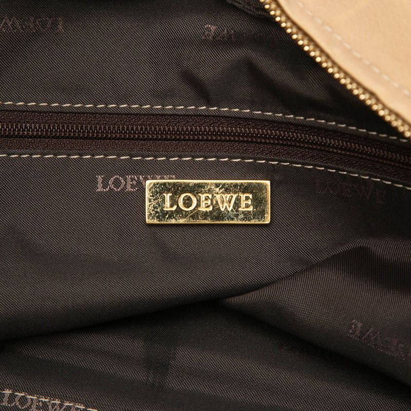 Loewe Anagram Amazona 28 Handbag Gold Leather — view 5
