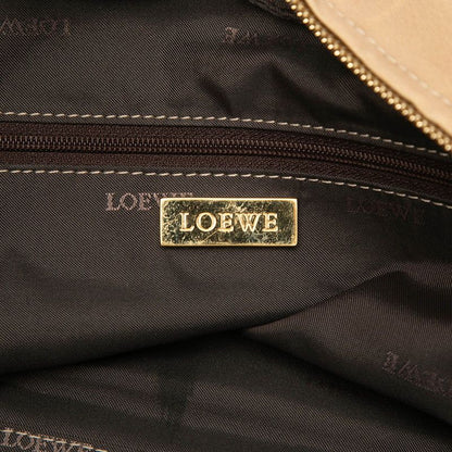 Loewe Anagram Amazona 28 Handbag Gold Leather — view 5