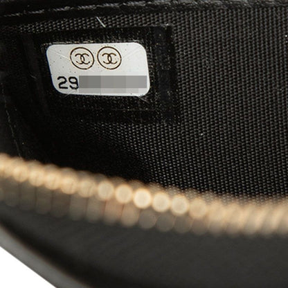 Chanel CC Logo Quilted 31 Rue Cambon Chain Wallet Belt Bag Black Lambskin — view 6