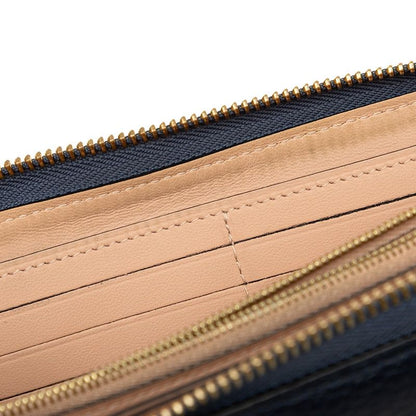 Louis Vuitton Portefeuille Comet L-shaped Zipper Wallet Blue Marine Navy — view 5