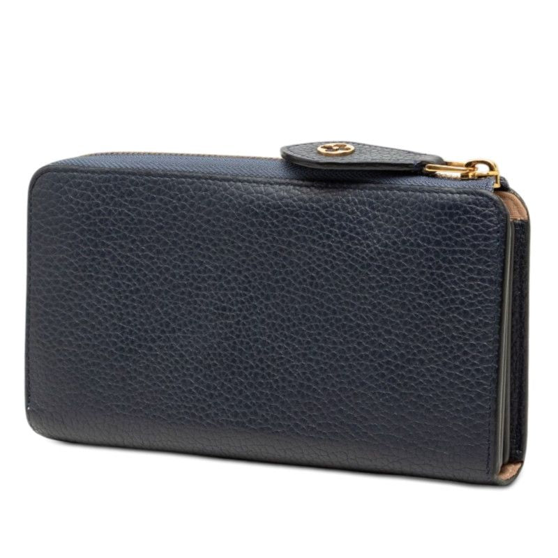 Louis Vuitton Portefeuille Comet L-shaped Zipper Wallet Blue Marine Navy — view 2