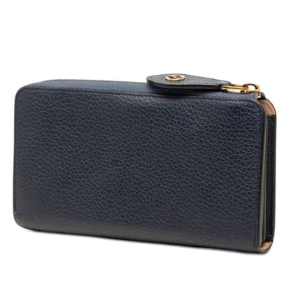 Louis Vuitton Portefeuille Comet L-shaped Zipper Wallet Blue Marine Navy — view 2