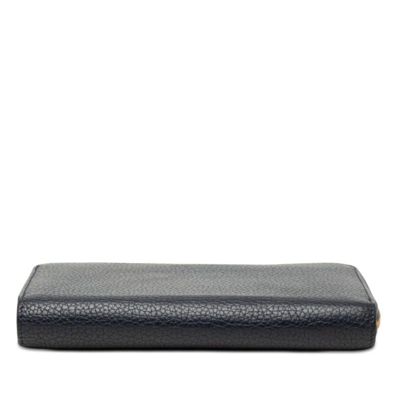 Louis Vuitton Portefeuille Comet L-shaped Zipper Wallet Blue Marine Navy — view 3