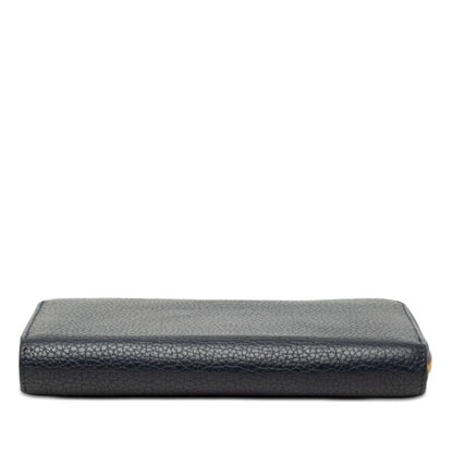 Louis Vuitton Portefeuille Comet L-shaped Zipper Wallet Blue Marine Navy — view 3