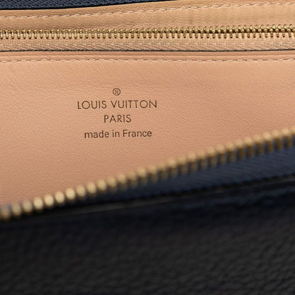 Louis Vuitton Portefeuille Comet L-shaped Zipper Wallet Blue Marine Navy — view 6