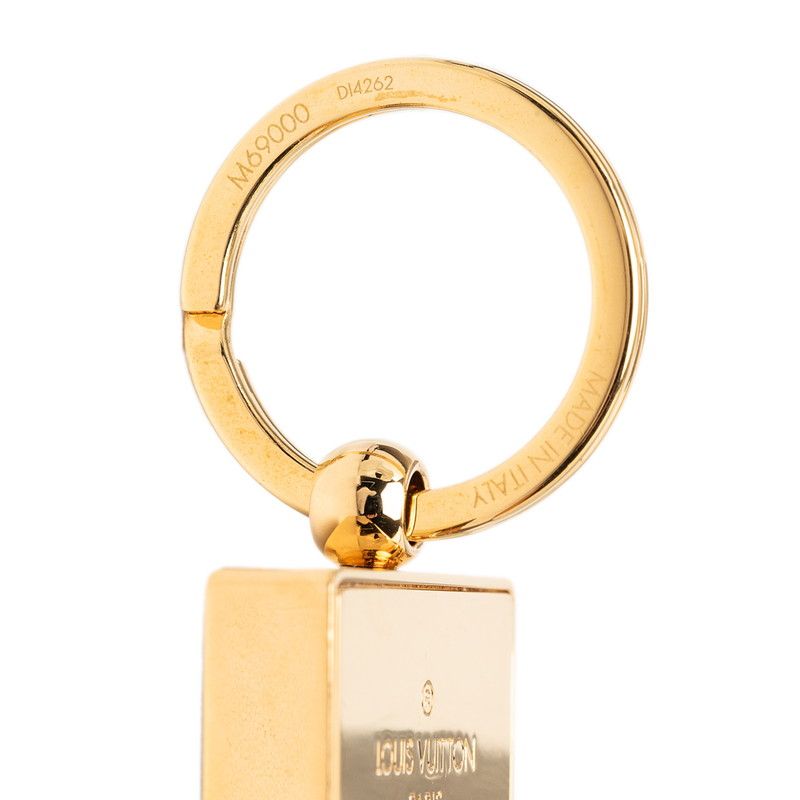 Louis Vuitton Monogram Porte Cles Dragonne Dauphine Key Holder Charm Brown Gold — view 4