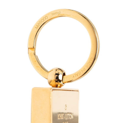 Louis Vuitton Monogram Porte Cles Dragonne Dauphine Key Holder Charm Brown Gold — view 4