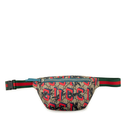 Gucci Children's GG Supreme Sherry Line Waist Bag Beige