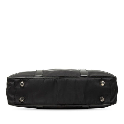 Prada Business Briefcase Black Nylon Leather — view 3